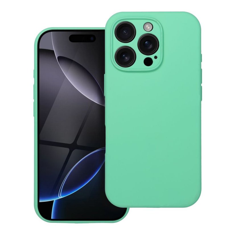 Kryt Case iPhone 15 Pro Silicone 2mm s MagSafe Mint