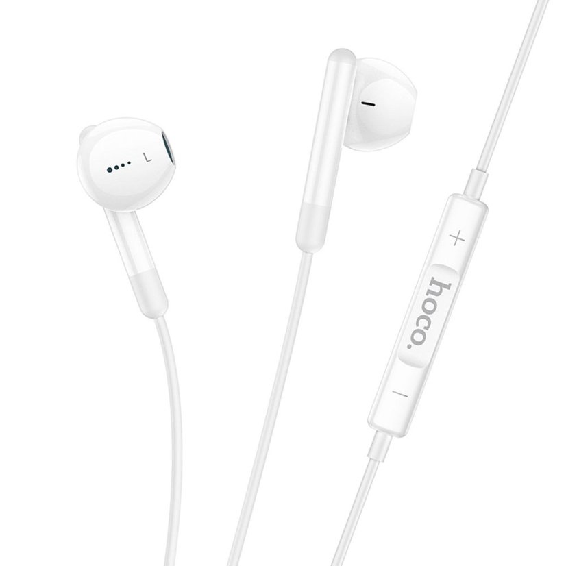 Slúchadlá Wire Earphones USB C Hoco M93 White