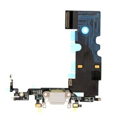 iPhone 8 - Dokovací nabíjací flex s mikrofónom (Light Gray)