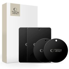 Držiak do auta Tech-Protect Metalplate Magnetic Car Mount 4-Pack Black