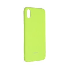 Kryt Roar Colorful Jelly Case - iPhone XS Max žltý limetkový Kryt Roar Colorful Jelly Case - iPhone XS Max žltý limetkový