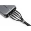 Kábel Cable USB C to USB C Forcell F-Energy Qc4.0 Pd 5A 240W Cafule 1,2 M C263 Black