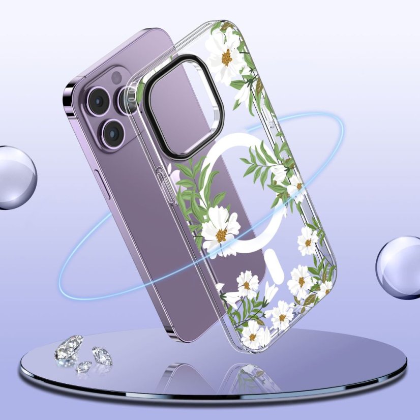 Kryt Tech-Protect Magmood Magsafe iPhone 13 Pro Spring Daisy