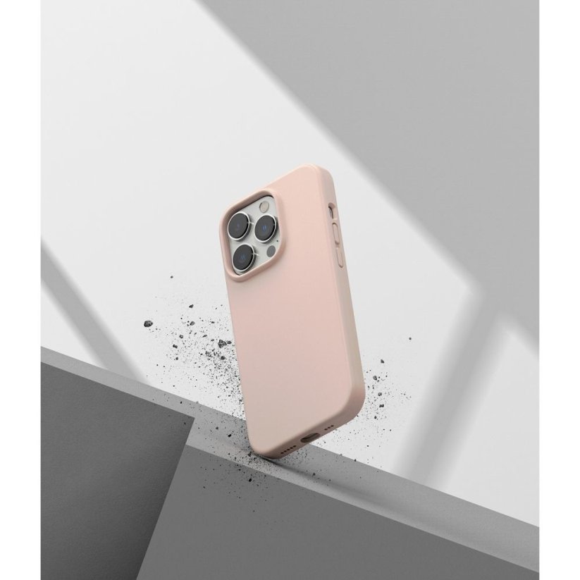 Kryt Ringke Silicone iPhone 14 Pro Max Pink Sand