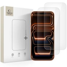 Ochranné tvrzené sklo Tech-Protect Glass Fit+ 2-Pack iPhone 16 Pro / 17 / 17 Pro čiré Ochranné tvrzené sklo Tech-Protect Glass Fit+ 2-Pack iPhone 16 Pro / 17 / 17 Pro čiré