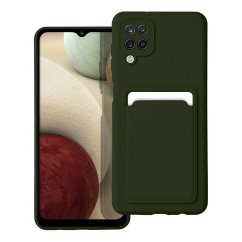 Kryt Forcell CARD Case  Samsung Galaxy A12 zelený