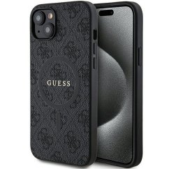 Kryt Original Faceplate Case Guess Guhmp14Sg4Gfrk iPhone 14 (s MagSafe / 4G Ring Classic Logo / Black)