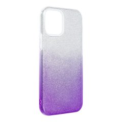 Kryt Shining Case iPhone 12 / 12 Pro Priesvitný Violet