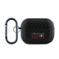 Red Bull PU Karbonové pouzdro pro AirPods Pro 2 Black