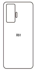 Hidrogél - hátsó védőfólia - Vivo X51