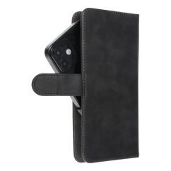 Kryt Universal Book Case Common Size L iPhone 6 Plus / 7 Plus / 8 Plus / Xs Max / 11 Pro Max / Samsung Galaxy S20 FE / S21 FE / S10 Plus / A10 / A32 / A54 / Xiaomi 12 Lite / Huawei P30 Pro Black