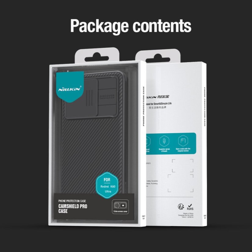 Nillkin CamShield PRO zadný kryt pre Xiaomi 13T/13T Pro Black