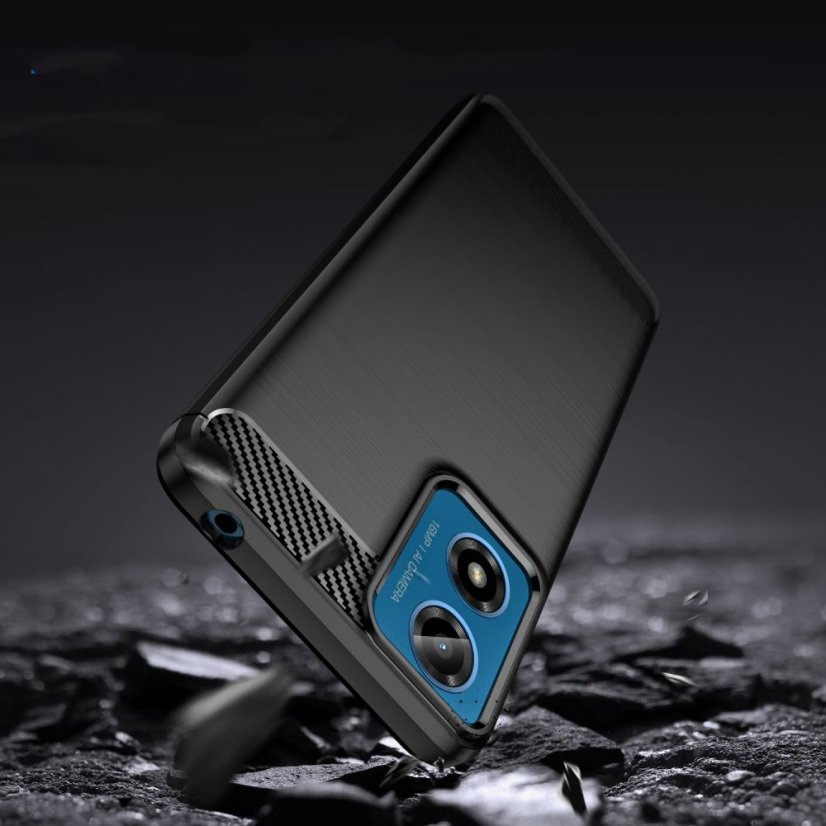 Kryt Tech-Protect TPUcarbon Motorola Moto G24 / G24 Power / G04 / E14 Black