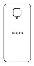 Hydrogel - zadná ochranná fólia - Xiaomi Redmi Note 9 Pro