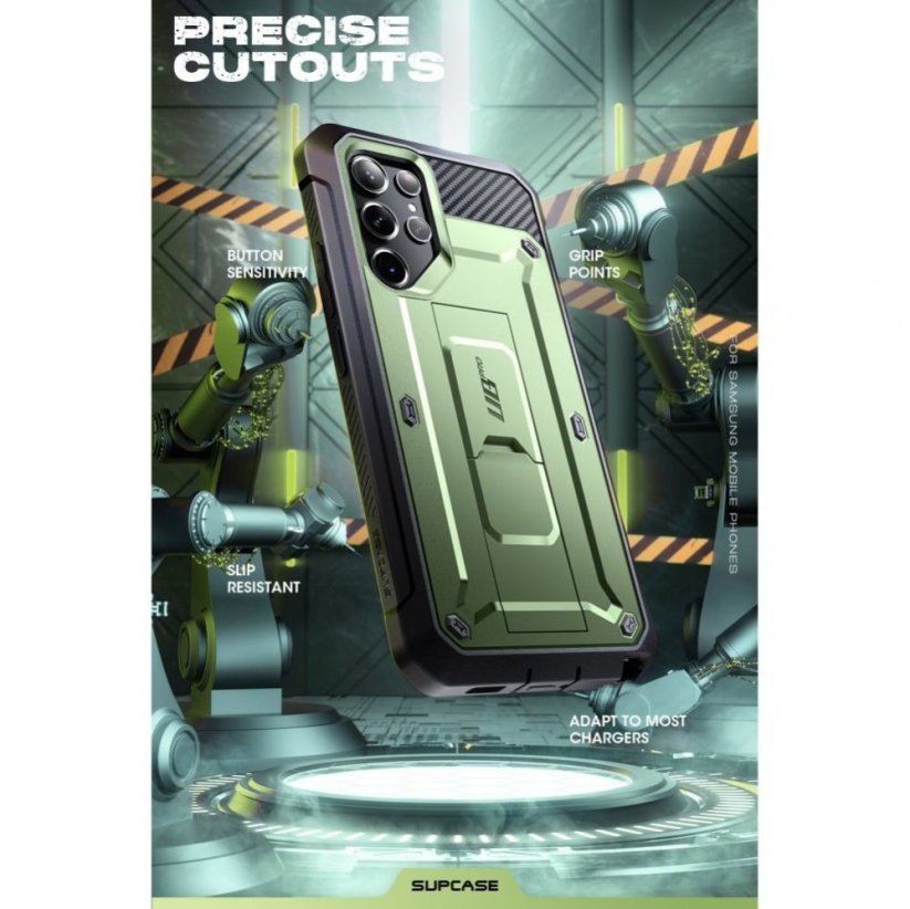 KRYT SUPCASE UNICORN BEETLE PRO 2-SET SAMSUNG GALAXY S23 ULTRA GULDAN