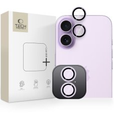 Hátsó kamera védőüveg Hátsó kamera védőüveg Tech-Protect Camring Fit+ iPhone 16 / 16 Plus / 17 Levendula Hátsó kamera védőüveg Hátsó kamera védőüveg Tech-Protect Camring Fit+ iPhone 16 / 16 Plus / 17 Levendula