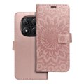 Kryt Mezzo Book Case Xiaomi Redmi Note 14 Pro 5G / 14 Pro Plus 5G Mandala Rose Gold