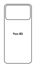 Hidrogél - hátsó védőfólia - Xiaomi Poco M3