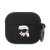 Karl Lagerfeld 3D Logo NFT Karl Head silikónové púzdro pre Airpods 3 Black