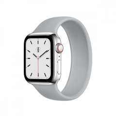 Remienok pre Apple Watch (38/40/41mm) Solo Loop, veľkosť S - šedý