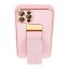 Kryt Leather Case Kickstand iPhone 13 Pro Pink