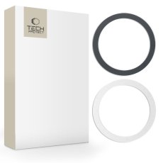 Tok Tech-Protect Magmat Magsafe Universal Magnetic Ring 2-Pack Black & Silver