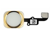 iPhone 6, iPhone 6 Plus - Home button + home button flex (zlatý)