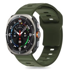 Remienok Tech-Protect Silicone Line Samsung Galaxy Watch Ultra (47 mm) Olive Green Remienok Tech-Protect Silicone Line Samsung Galaxy Watch Ultra (47 mm) Olive Green
