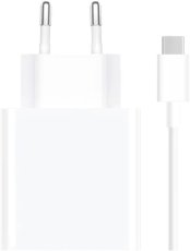 Xiaomi MDY-16-EF USB-A 33W Utazótöltő + USB-C 3A adatkábel Fehér