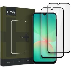 2ks v balení, set ochranných skiel Hofi Glass Pro+ 2-Pack Samsung Galaxy A16 4G / 5G / A26 5G Black 2ks v balení, set ochranných skiel Hofi Glass Pro+ 2-Pack Samsung Galaxy A16 4G / 5G / A26 5G Black