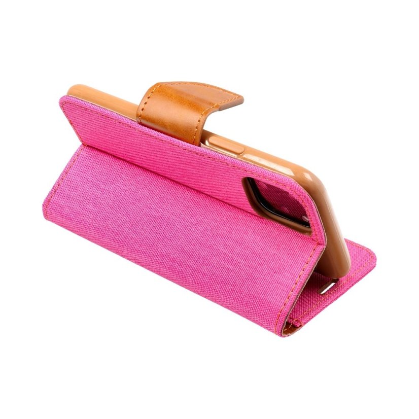 Tok Canvas Book Case Xiaomi Redmi Note 12S Pink