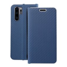 Kryt Flip Case Huawei P30 Pro Luna Book Carbon Blue Kryt Flip Case Huawei P30 Pro Luna Book Carbon Blue