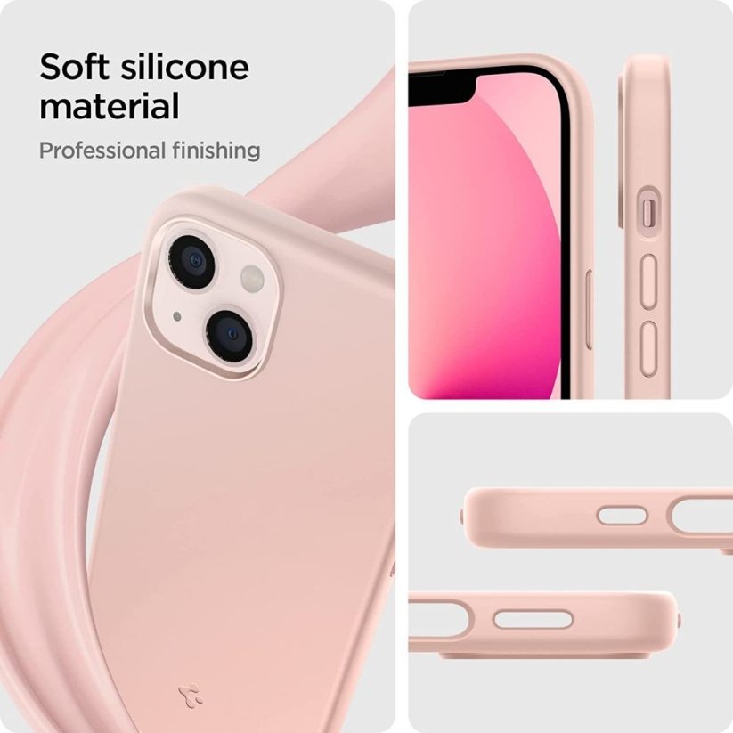 Kryt Spigen Silicone Fit iPhone 13 Pink