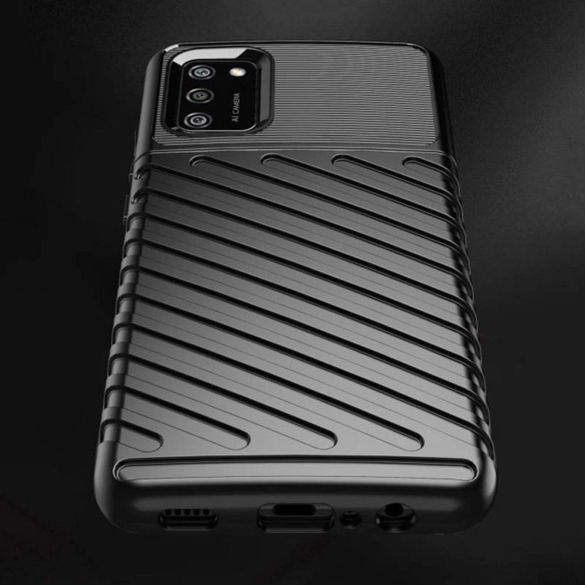 Forcell THUNDER Case  Samsung Galaxy A03S čierny