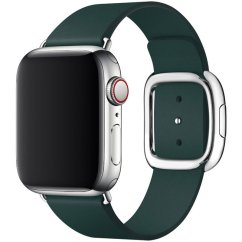 Kožený remienok Magnetic Closure pre Apple Watch (38/40/41mm) Green
