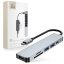HUB rozbočovač Tech-Protect V4-Hub Adapter 6In1 Grey