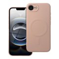 Kryt Case iPhone 16E Silicone Mag Cover s MagSafe Pink