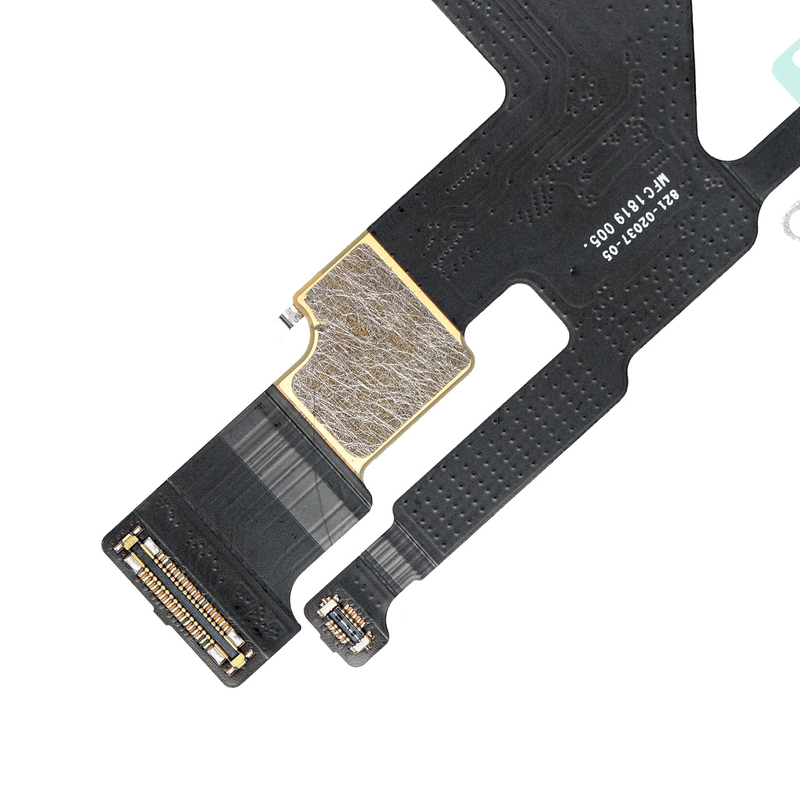 iPhone 11 - dokkolótöltő alsó hajlékony csatlakozó (fekete)