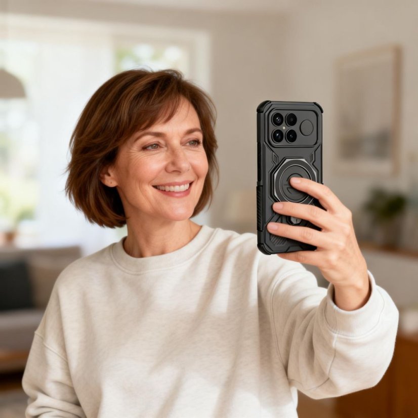 Kryt Tech-Protect Tacticstand Magsafe Xiaomi Poco F8 Ultra Matte Black