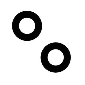 iPhone 13 mini - Csere hátsó kameraüveg (pótalkatrész)