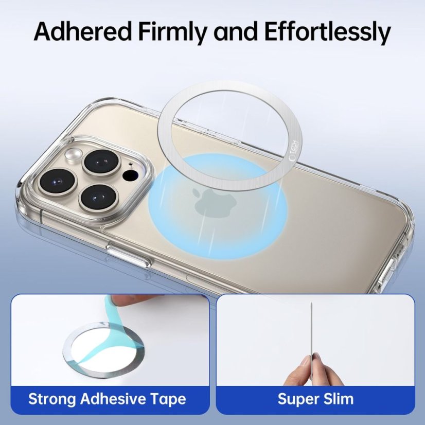 Tech-Protect mmp-110 2in1 Magnetic Magsafe Ring Silver és Silver