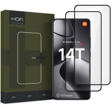 2ks v balení, set ochranných skiel Hofi Glass Pro+ 2-Pack Xiaomi 14T / 14T Pro Black