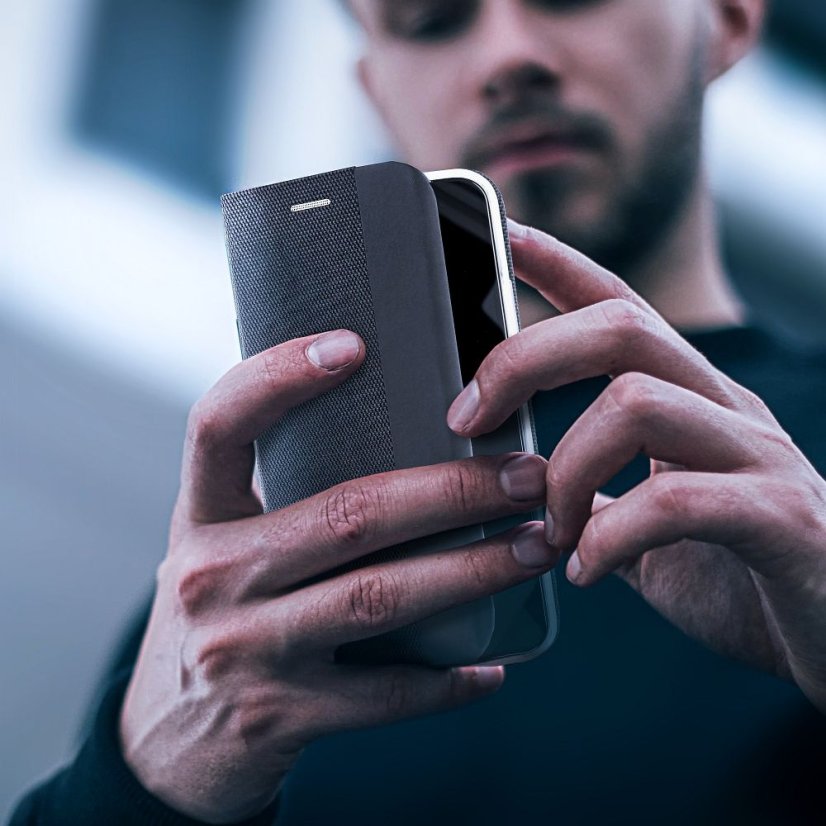 Borító SENSITIVE Book Xiaomi Redmi Note 11 / 11S fekete