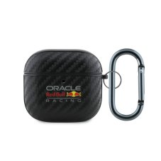 Red Bull PU Karbonové púzdro pre AirPods 4 Black