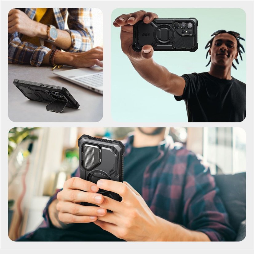 Tok Supcase Iblsn Armorbox Mag Magsafe Samsung Galaxy S25 Ultra Black