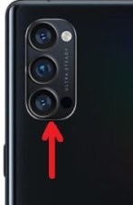 Náhradné sklo zadnej kamery - Oppo Reno4 Pro 5G