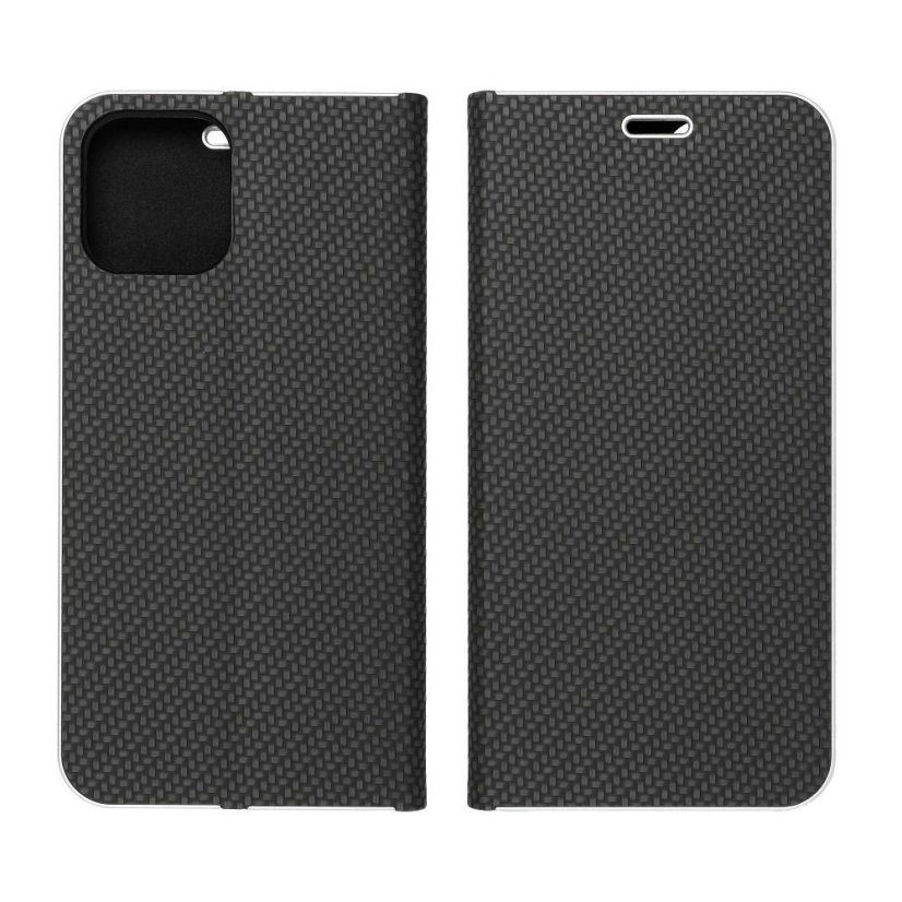 Kryt Forcell LUNA Book Carbon  Xiaomi POCO M4 Pro 5G čierny