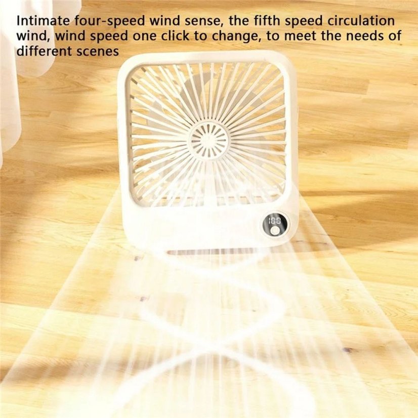 Desk Fan With Adjustable Stand W30 Purple