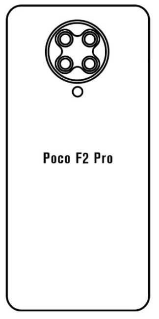 Hydrogel - zadná ochranná fólia - Xiaomi Poco F2 Pro