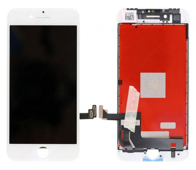 ORIGINÁLIS fehér LCD kijelző iPhone 8 + érintőlemez